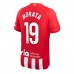 Atletico Madrid Alvaro Morata #19 Voetbalkleding Thuisshirt 2023-24 Korte Mouwen